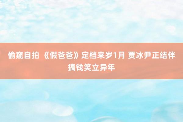 偷窥自拍 《假爸爸》定档来岁1月 贾冰尹正结伴搞钱笑立异年