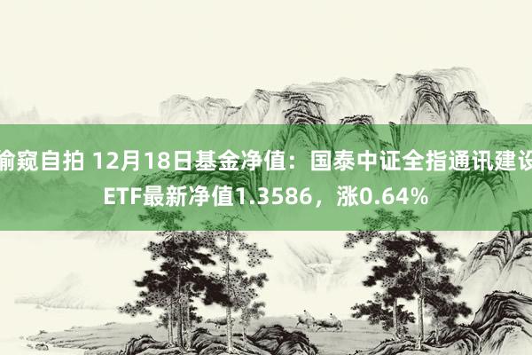 偷窥自拍 12月18日基金净值：国泰中证全指通讯建设ETF最新净值1.3586，涨0.64%