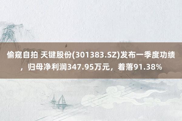 偷窥自拍 天键股份(301383.SZ)发布一季度功绩，归母净利润347.95万元，着落91.38%